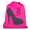 hot pink shoe bag