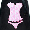 Ooh La La Lingerie Bag - Navy/Damask