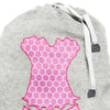 Ooh La La Lingerie Bag - Gray/Circle Floral