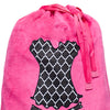 Ooh La La Lingerie Bag - Hot Pink/Trellis