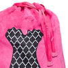 Ooh La La Lingerie Bag - Hot Pink/Trellis