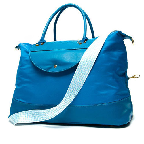 weekend bag blue
