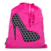 hot pink shoe bag 