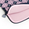 Pretty Printed Laptop Sleeves - Floral Navy and Pink