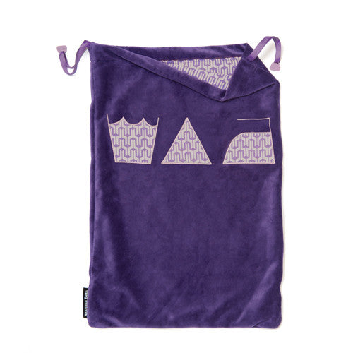 Wash, Dry and Repeat Laundry Bag - Kazoo Purple